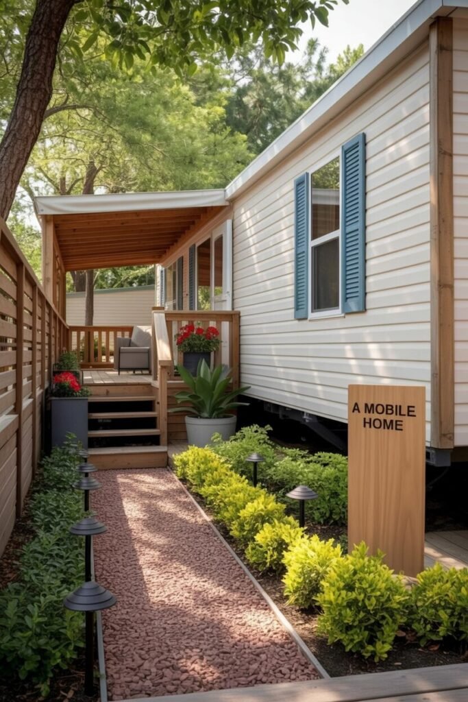 Mobile Home Curb Appeal Isn’t About Size—It’s About Style