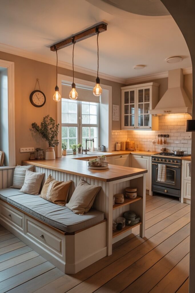 use these 2 exact keywords for pin title: modern cottage kitchen, cottage core kitchen. (use these exact keywords for pin description: modern cottage kitchen, cottage core kitchen, small cottage kitchen inspiration, cottage style kitchen aesthetic, cozy cottage kitchen inspo, tiny cottage kitchen, vintage cottage kitchen)