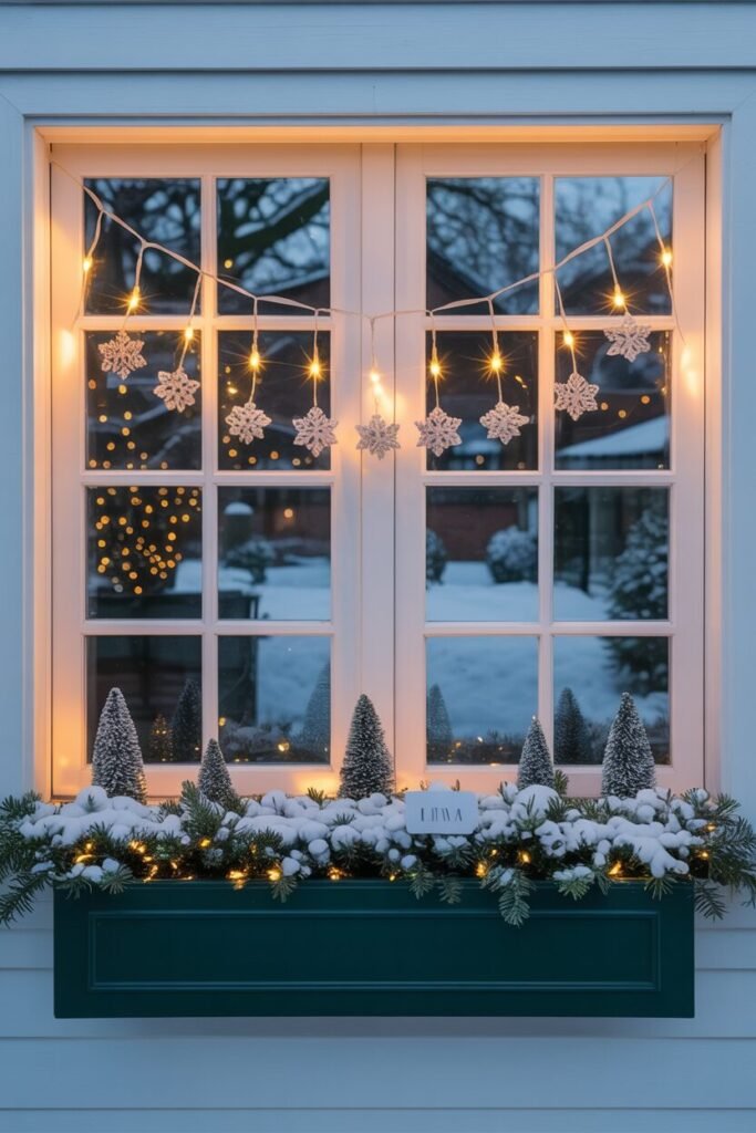 use these 2 exact keywords for pin title: winter window boxes outdoor decor, winter window box ideas. (use these exact keywords for pin description: winter window boxes outdoor decor, winter window box ideas, window winter decoration ideas to recreate, winter window art, window box ideas for winter, winter window decorations, winter window box inspirations.)