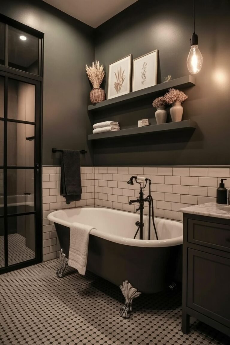 Dark Moody Bathrooms: The Bold Design Trend You Didn’t Know You Needed ...