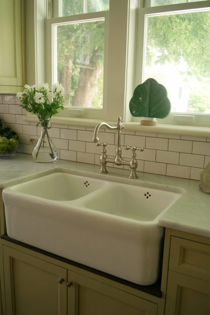 use these 2 exact keywords for pin title: farmhouse sink ideas, farmhouse kitchen sink ideas. (use these exact keywords for pin description: farmhouse sink ideas, farmhouse kitchen sink ideas, farmhouse sink kitchen ideas, farm style sink, apron sink kitchen, best farmhouse sinks, farmhouse apron sink ideas)