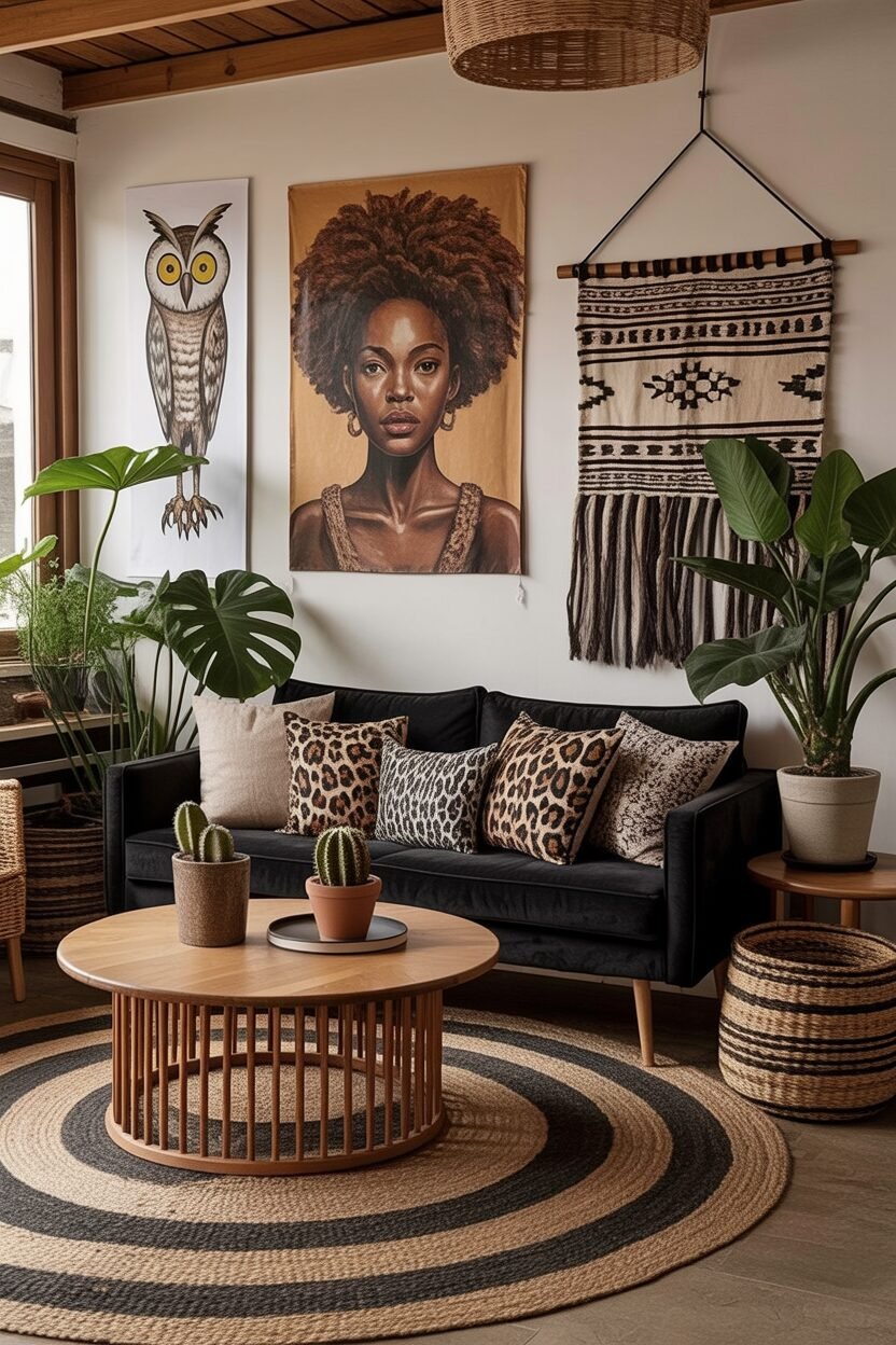 Afro Boho Living Rooms That Actually Feel Lived-In – homifying.com