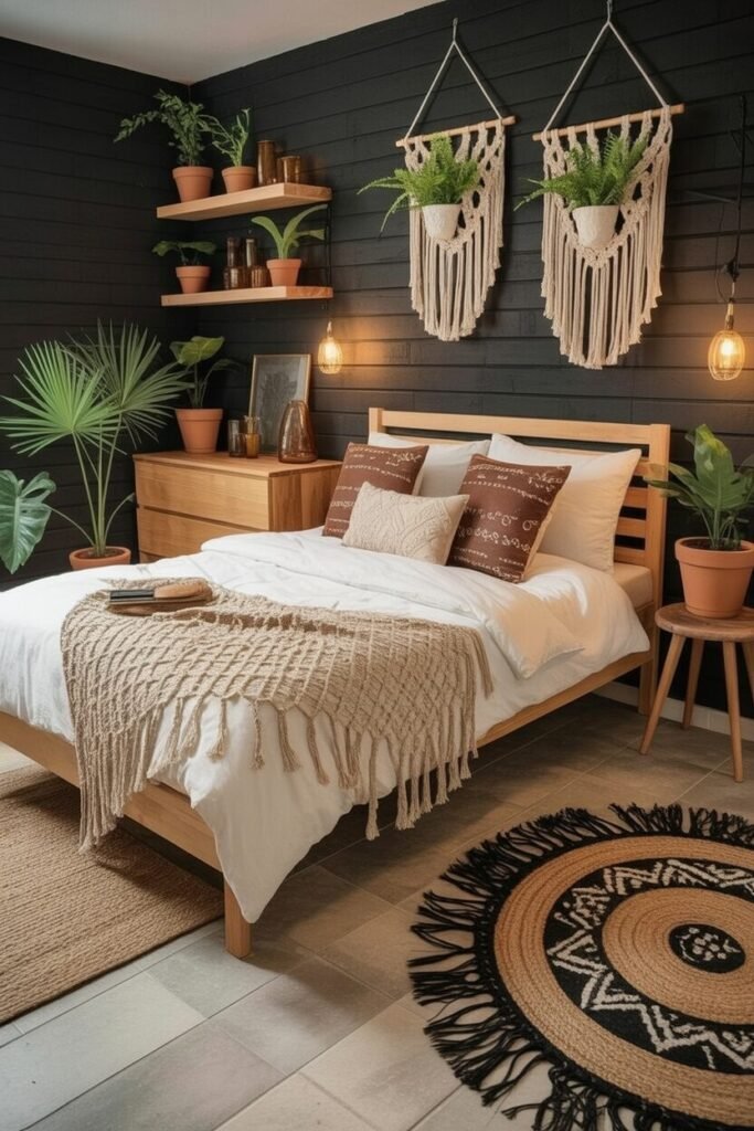 use these 2 exact keywords for pin title: cozy earthy bedroom boho decor, earthy boho bedroom ideas. (use these exact keywords for pin description: cozy earthy bedroom boho decor, earthy boho bedroom ideas, boho earthy bedroom aesthetic, cozy earthy bedroom boho home decor ideas, boho earthy moody bedroom designs, bedroom ideas boho earthy)