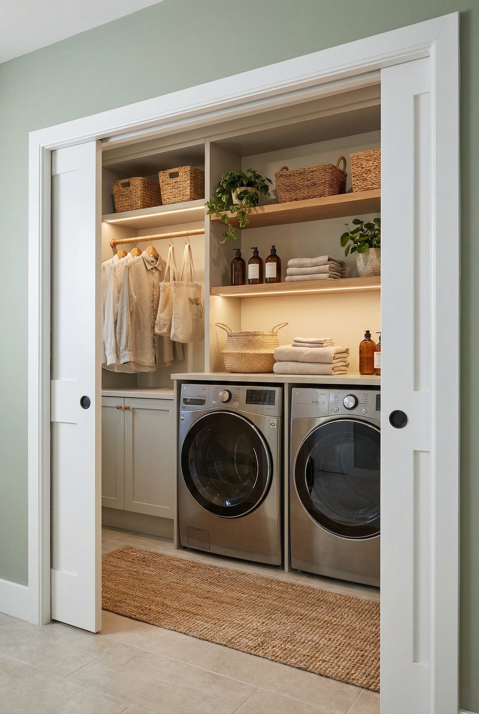 How Thoughtful Laundry Closets Quietly Fix Daily Home Chaos – homifying.com