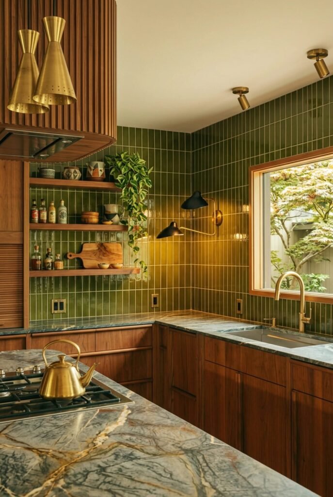 Use these 2 exact keywords for pin title: mid century modern kitchen design ideas, mid century kitchen design (Use these exact keywords for pin description: mid century modern kitchen design ideas, mid century kitchen design, mid century modern kitchen remodel, mid-century kitchen decor ideas, mod-century modern kitchen inspiration, MCM kitchen ideas, mid century kitchen makeover ideas)