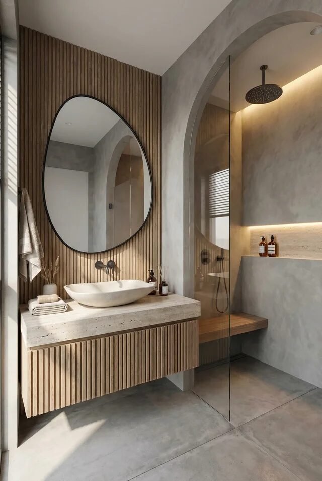 These Japandi Bathrooms Are Changing What “Relaxing” Actually Looks Like