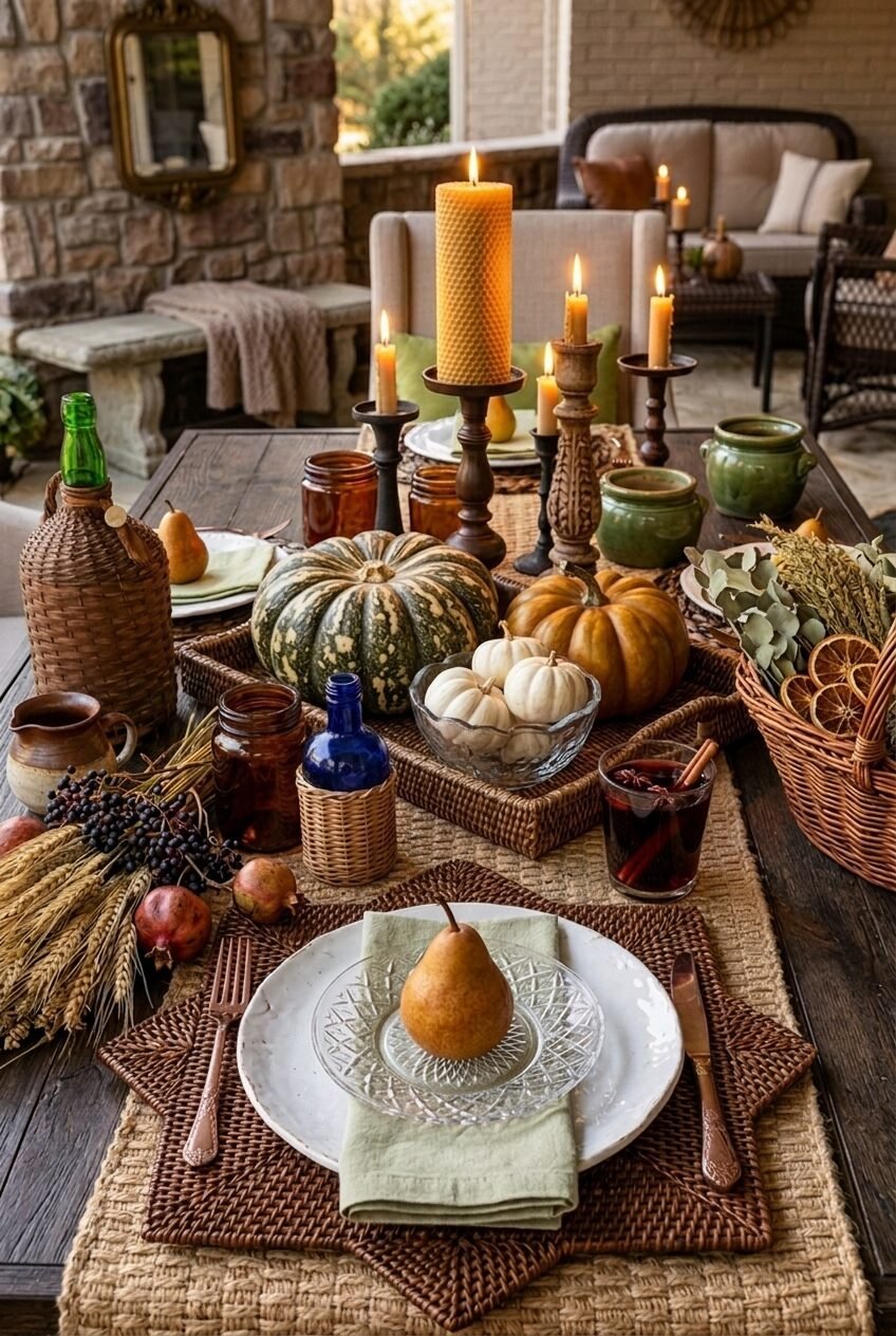 use these 2 exact keywords for pin title: fall table decor ideas, fall table settings (use these exact keywords for pin description: fall dining table decor, fall table settings, fall table decor ideas, fall table centerpieces, best fall centerpieces, autumn table decorations, fall dining room table decor, fall table decorations centerpieces, fall tablescapes elegant)