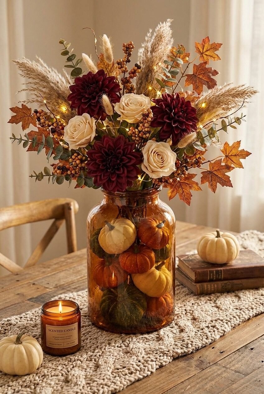 use these 2 exact keywords for pin title: fall decor ideas for the home, fall decor diy (use these exact keywords for pin description: fall decor ideas for the home, cozy fall decor, fall decor ideas, fall home decor, fall decor diy, unique fall decorations, best diy fall decorations, fall house decor, autumn home decor, autumn decor ideas, autumn decorations diy inspo, fall decor on a budget ideas)