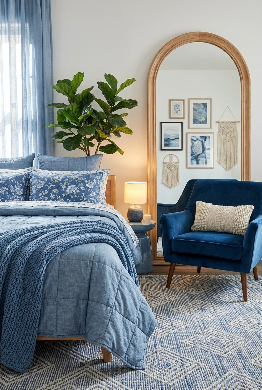 use these 2 exact keywords for pin title: blue rooms to recreate, blue bedroom decor (use these exact keywords for pin description: greatest blue rooms, blue room decor, blue bedroom design inspiration, blue rooms to recreate, blue bedroom designs, blue bedroom ideas, blue bedroom decor inspo, bedroom blue)