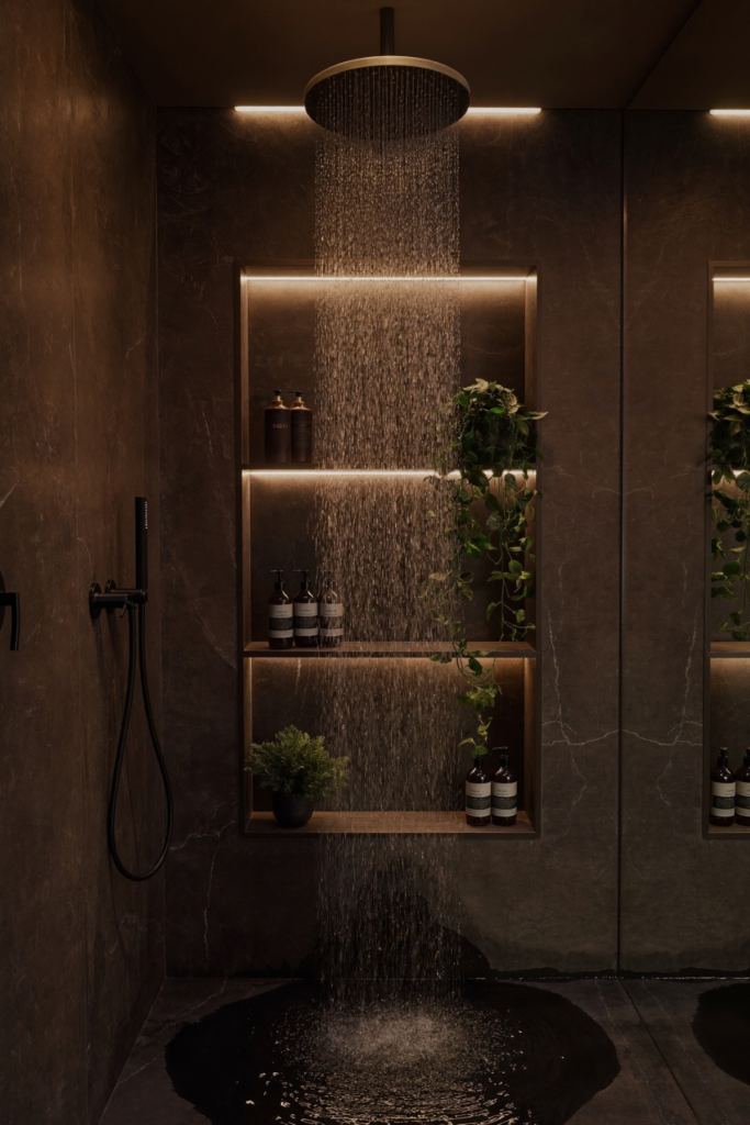use these 2 exact keywords for pin title: black bathroom ideas, black bathroom decor (use these exact keywords for pin description: black bathroom ideas, black bathroom decor, bathroom black, bathroom design black, black themed bathroom, Modern Black Bathroom, Black Bathroom Aesthetic, Dark Bathroom Ideas)